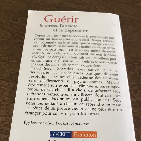 🐢 3/12$ Guérir - David Servan-Schreiber classique - Picture 2 of 2
